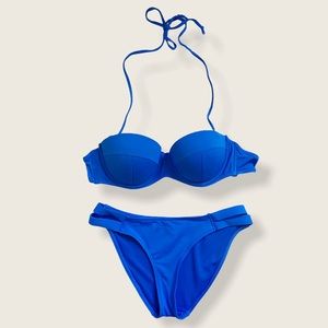 Ardene Swim Royal Blue Bikinis 4pcs - 2 full sets mix and match